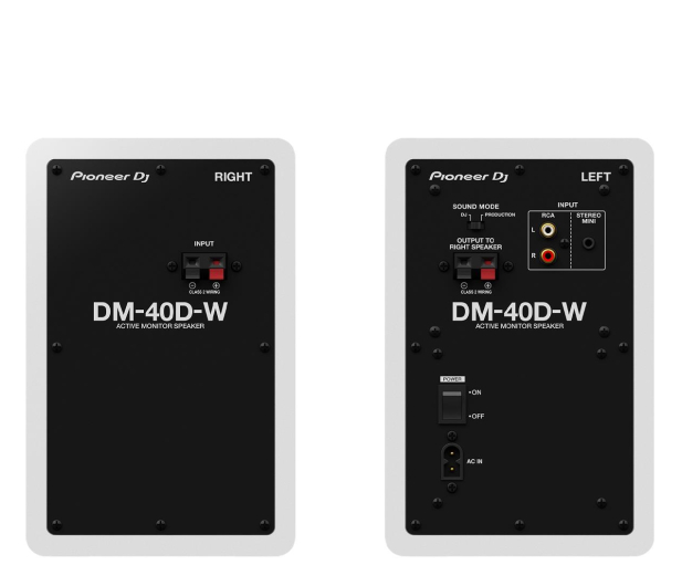Pioneer DM-40D Białe (para) - 1179768 - zdjęcie 3